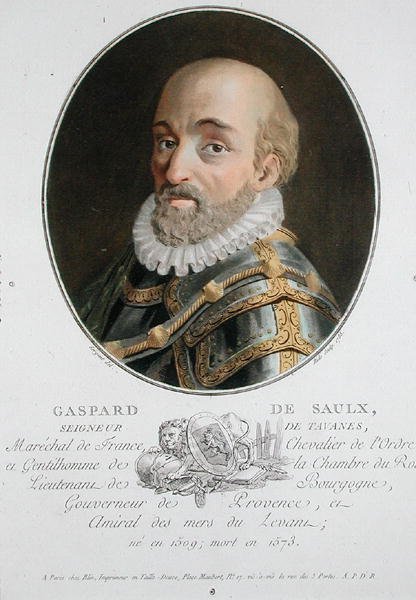 Gaspard de Saulx (1509-73) Herre af Tavanes af Antoine Louis Francois (after) Sergent Marceau