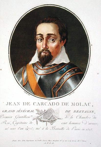 Jean de Carcado de Molac (ca. 1475-1525), graveret af Ride af Antoine Louis Francois (after) Sergent Marceau