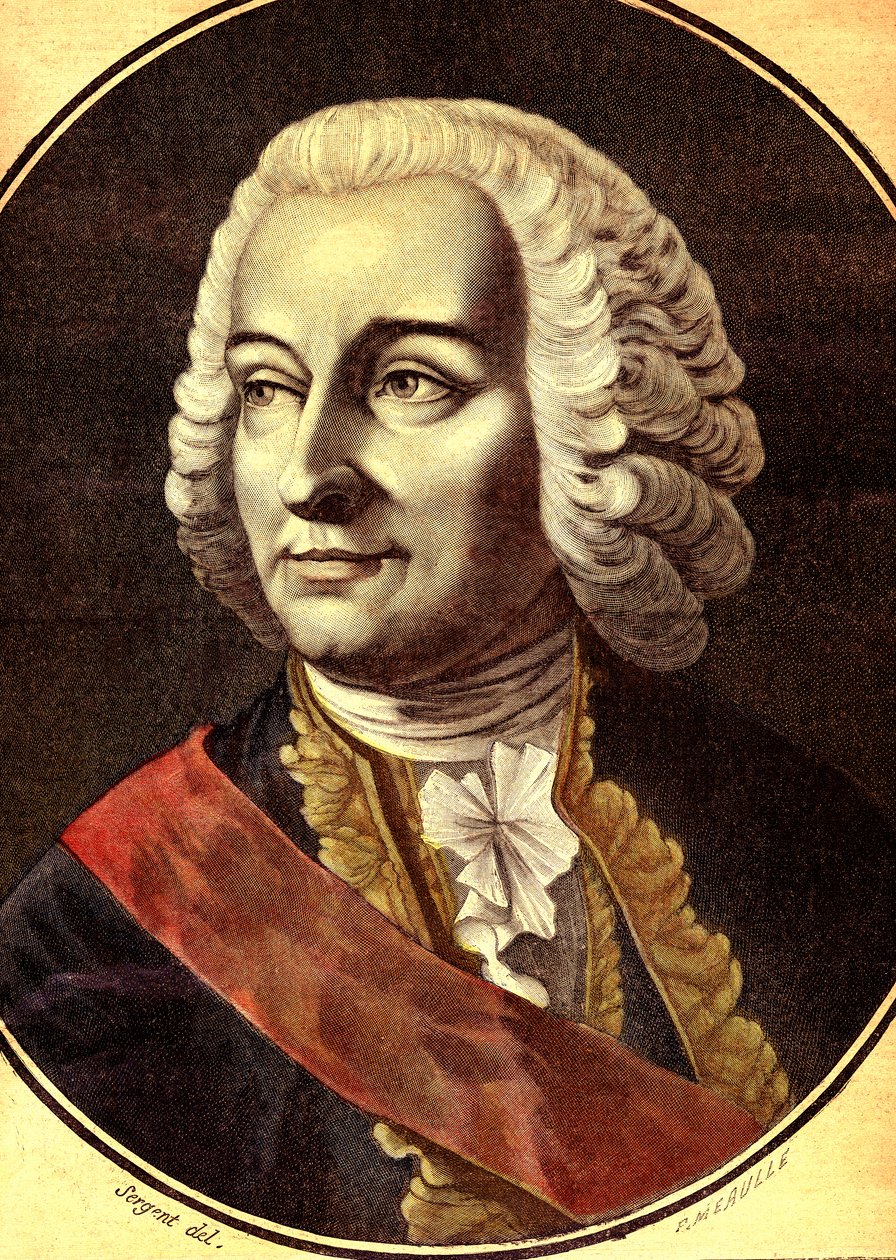 Joseph François, markis af DUPLEIX (gravering) af Antoine Louis Francois (after) Sergent Marceau