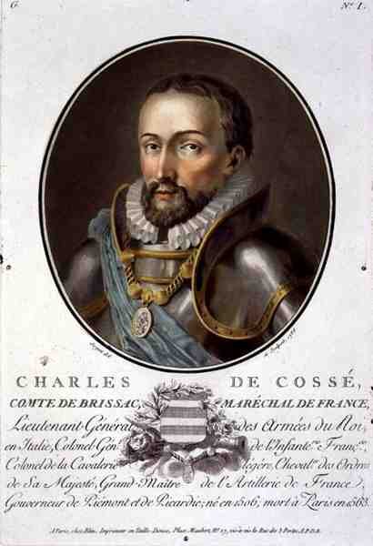 Portræt af Charles de Cosse, greve af Brissac, feltmarskal af Frankrig (1506-63) af Antoine Louis Francois Sergent Marceau