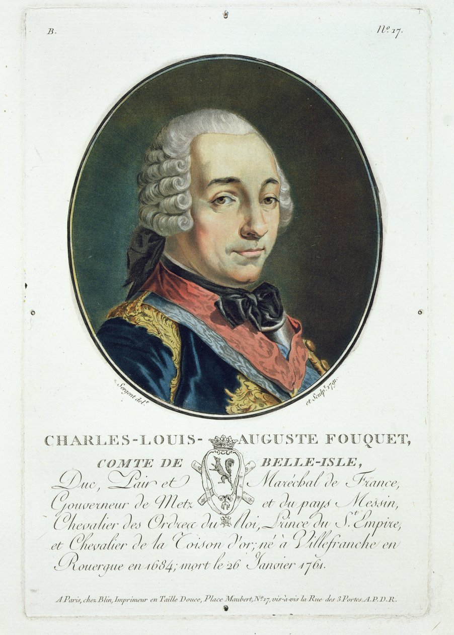 Charles-Louis-Auguste Fouquet (1684-1761) fra 