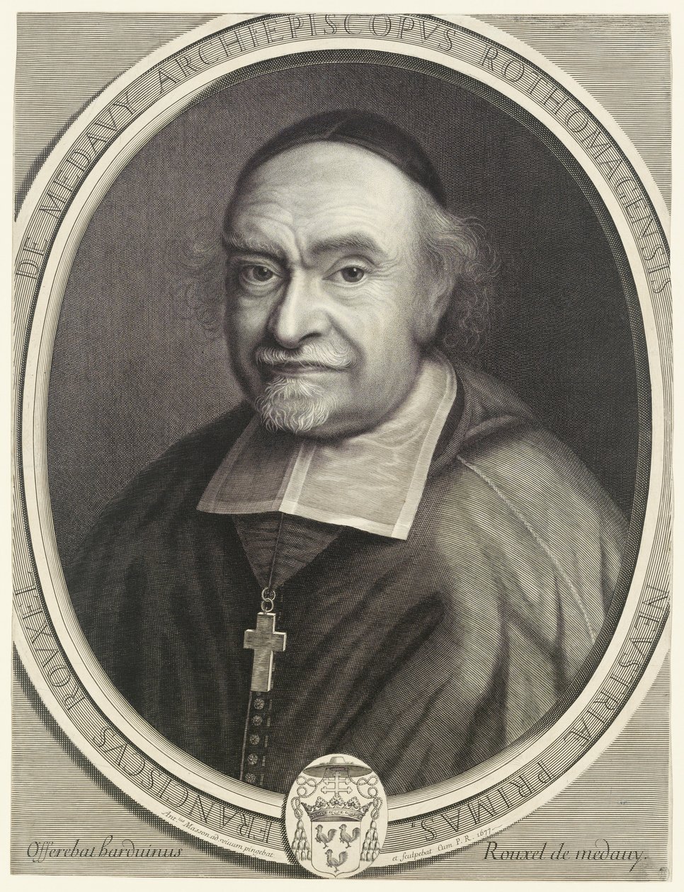 Francois Rouxel de Medavy, ærkebiskop af Rouen af Antoine Masson