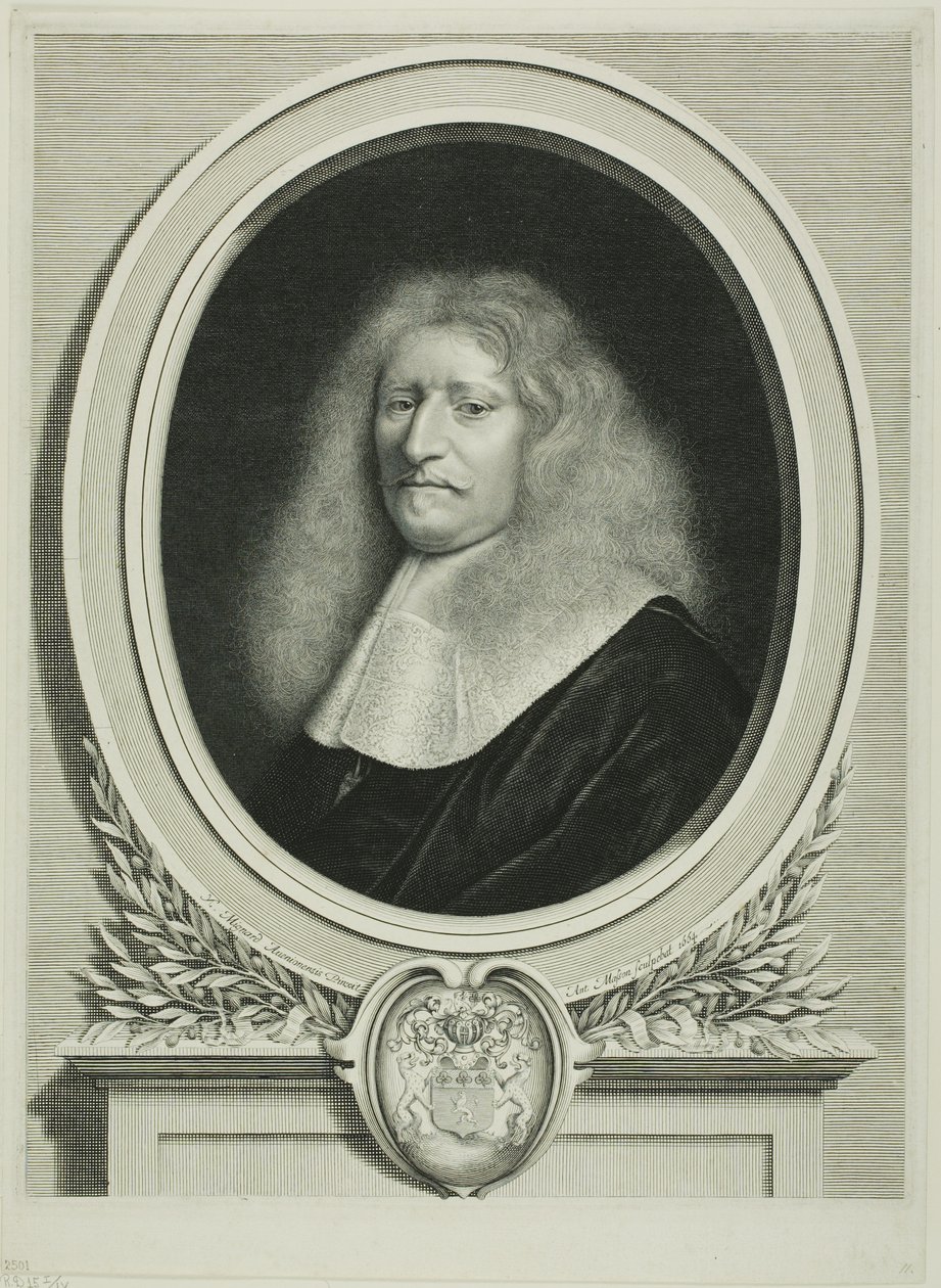 Portræt af Guillaume de Brisacier af Antoine Masson