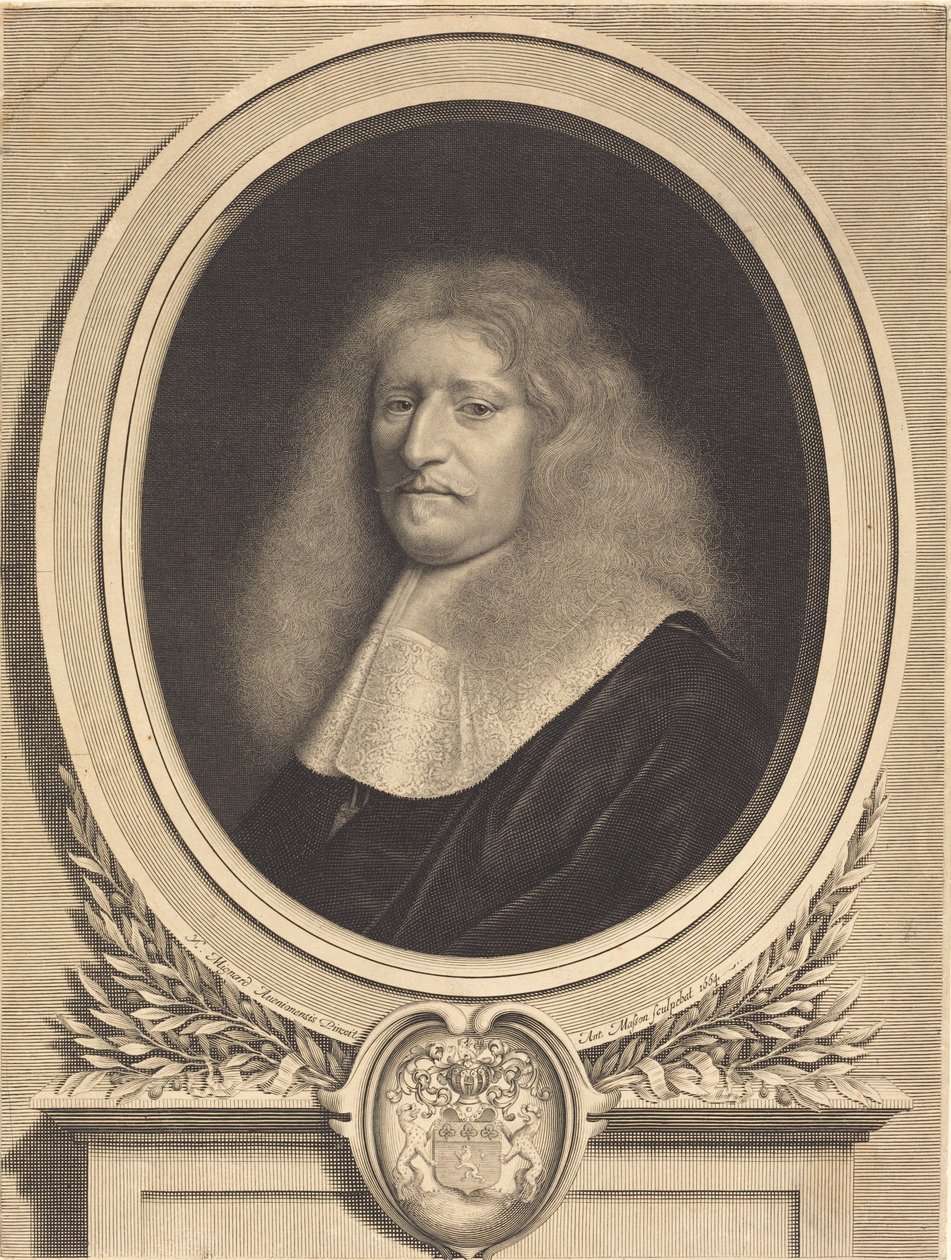 William af Brisacier af Antoine Masson after Nicolas Mignard