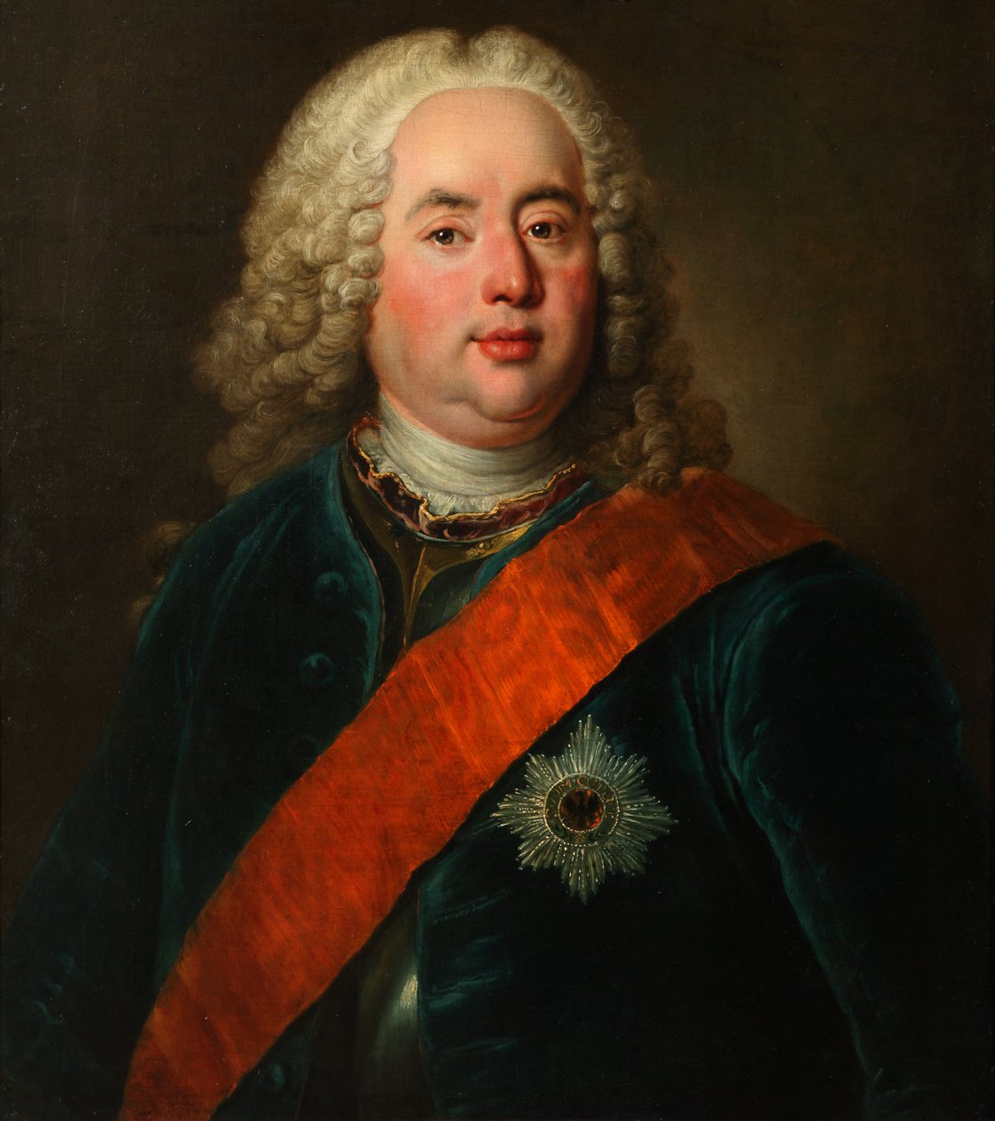 Graf Gustav Adolph Gotter af Antoine Pesne