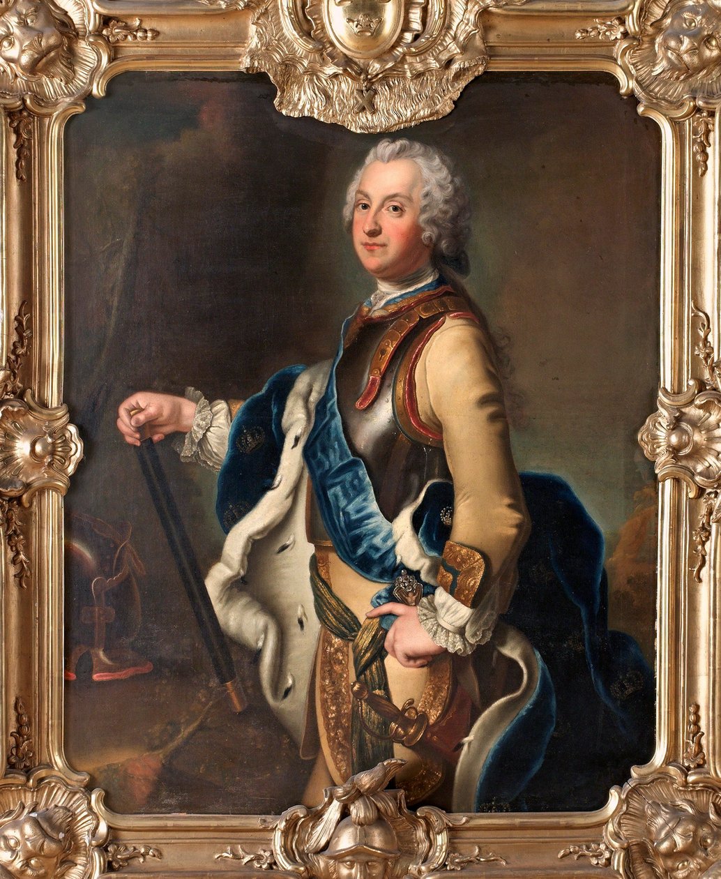 Portræt af Adolph Frederick 1710-1771, kronprins af Sverige af Antoine Pesne