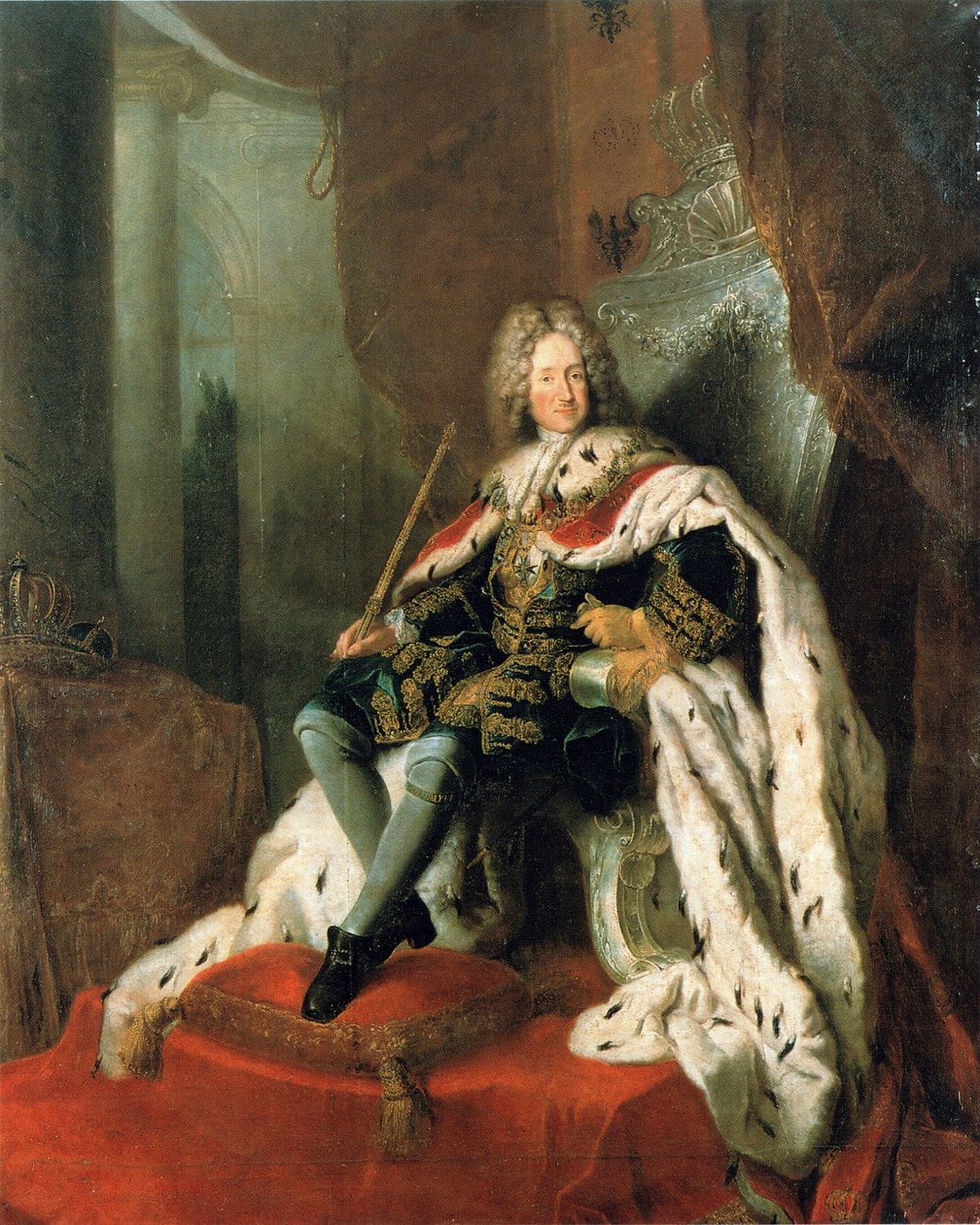 Portræt af Frederik I af Preussen (1657-1713) af Antoine Pesne