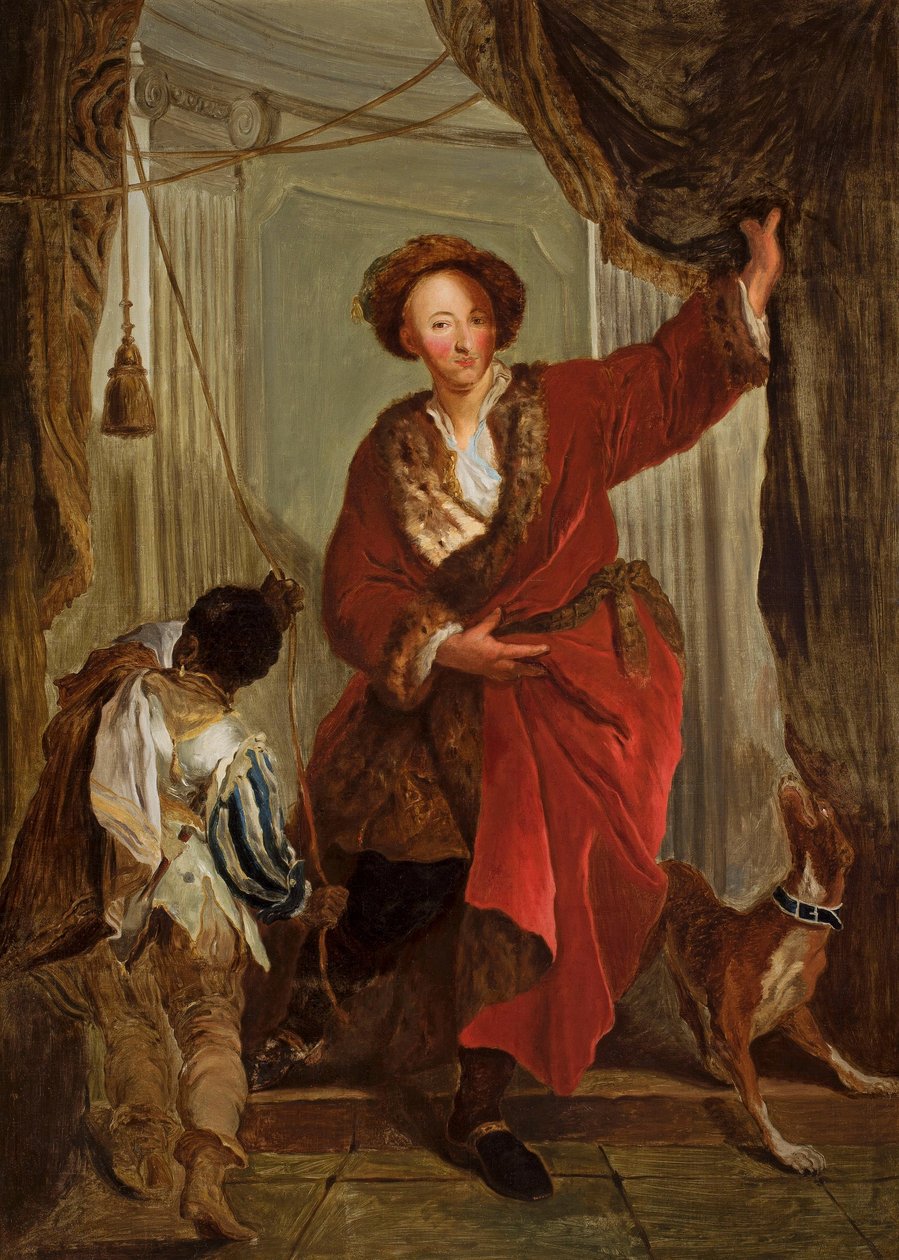 Portræt af Friedrich Ernst von Knyphausen (1678-1731) af Antoine Pesne