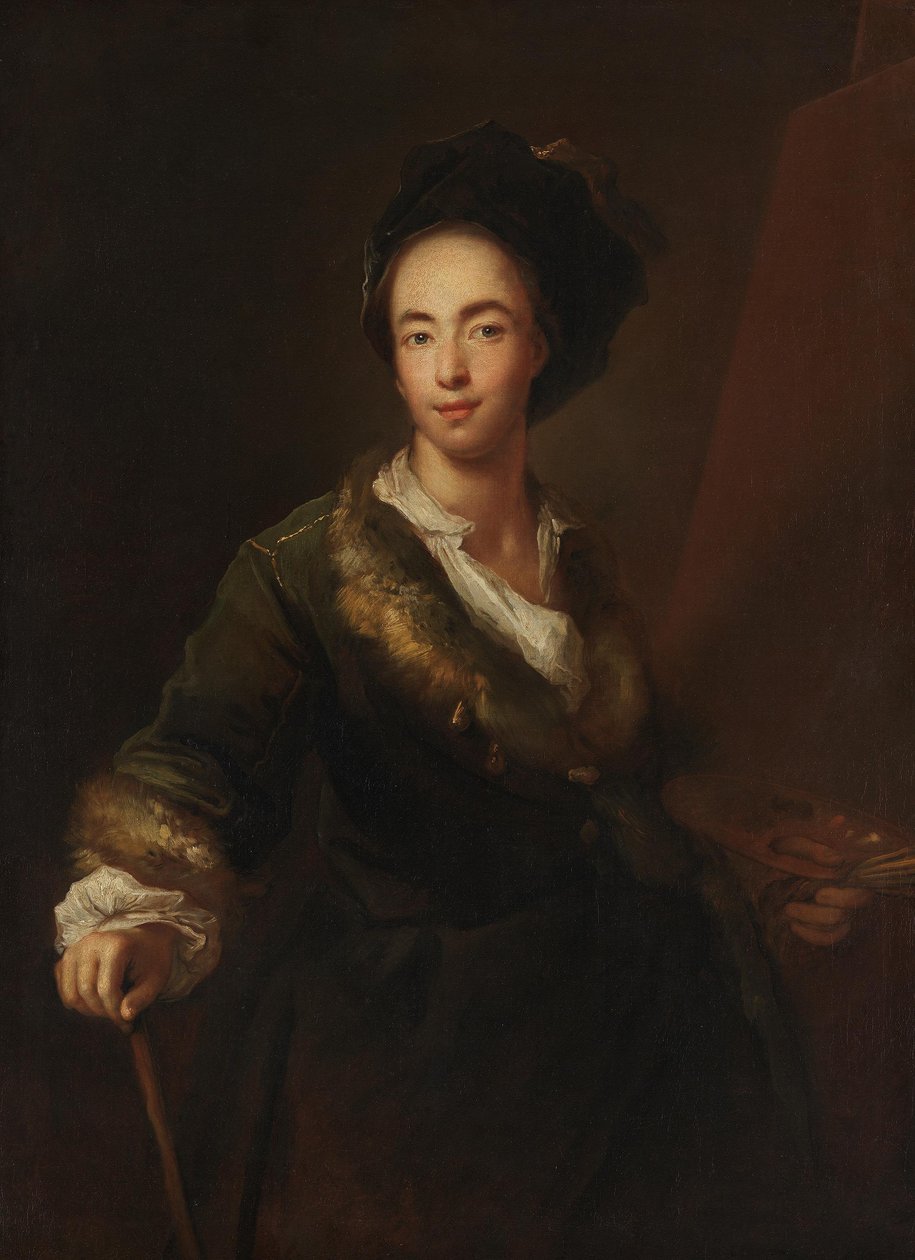 Selvportræt af Antoine Pesne