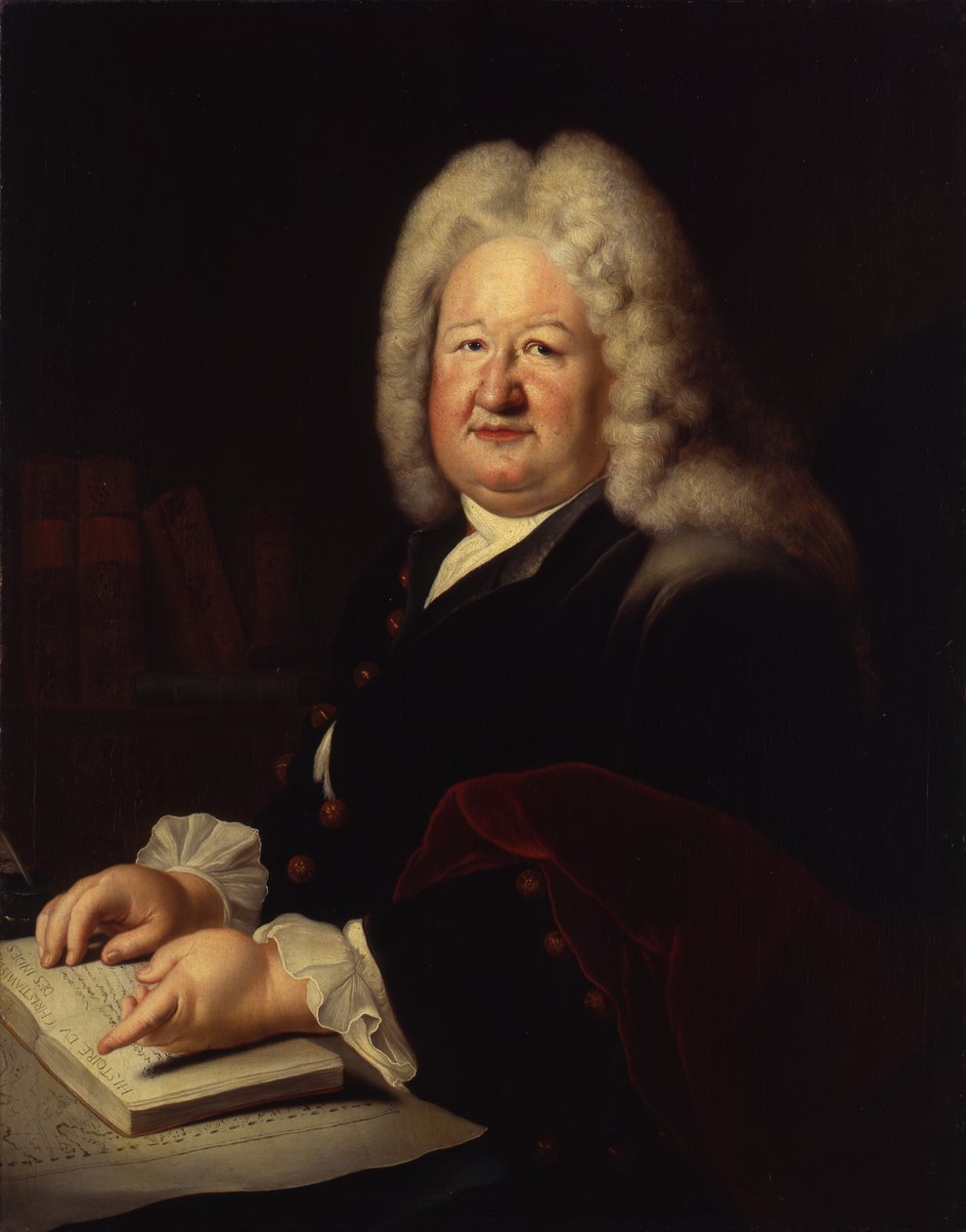 Orientalisten Mathurin Veyssière de La Croze af Antoine Pesne