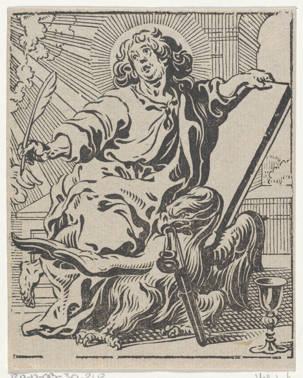 Johannes evangelisten De fire evangelister (serietitel) af Antoine Sallaert