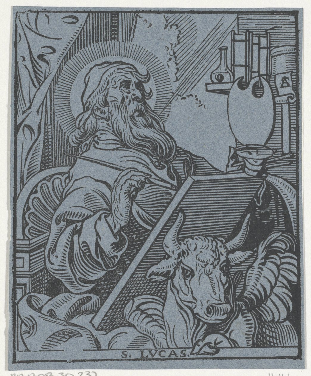 Evangelisten Lukas De fire evangelister (serietitel) af Antoine Sallaert