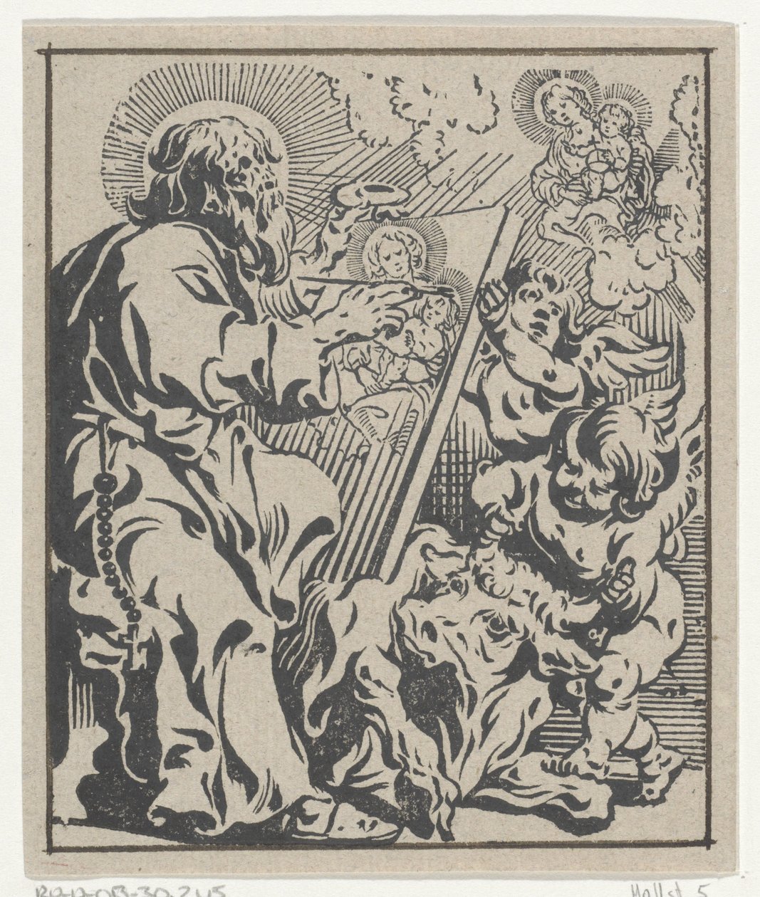 Evangelisten Lukas De fire evangelister (serietitel) af Antoine Sallaert
