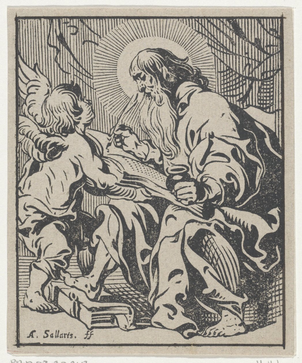 Evangelisten Matthæus De fire evangelister (serietitel) af Antoine Sallaert