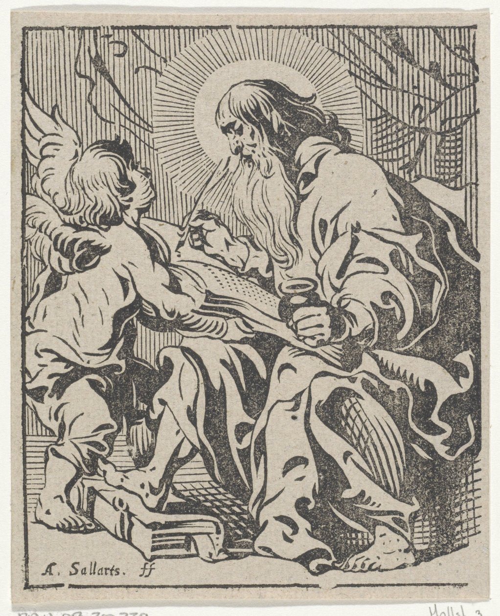 Evangelisten Matthæus De fire evangelister (serietitel) af Antoine Sallaert