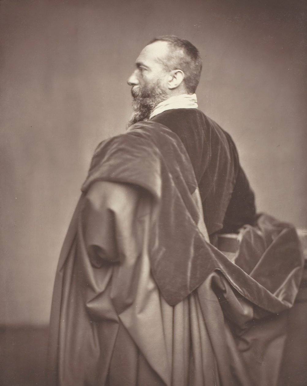 Jean-Baptiste Alphonse Karr fransk kritiker, journalist og romanforfatter, 1808-1890, ca. 1876. af Antoine Samuel Adam Salomon