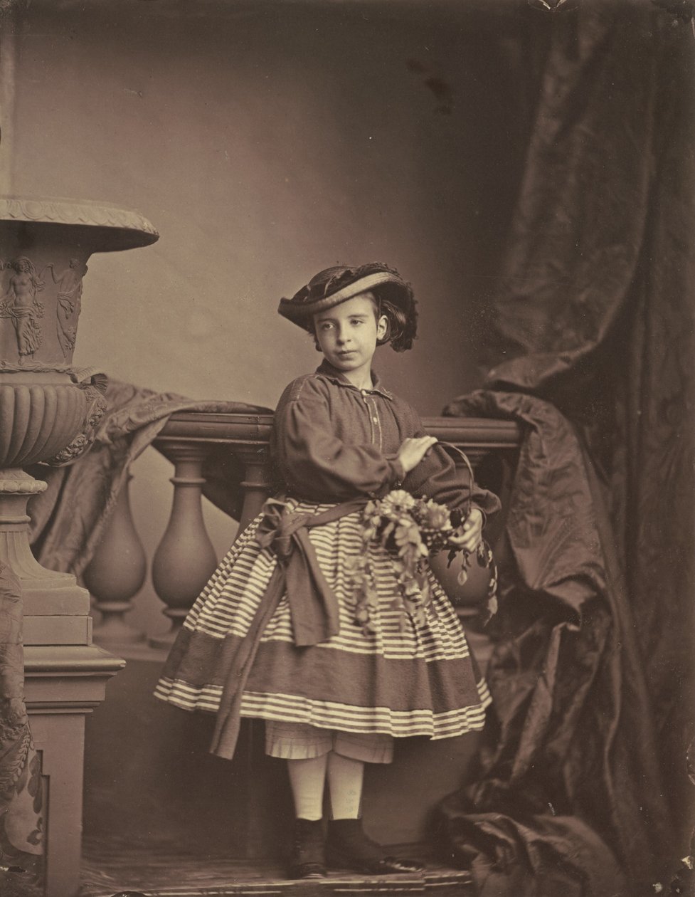 Portræt af en pige, ca. 1850