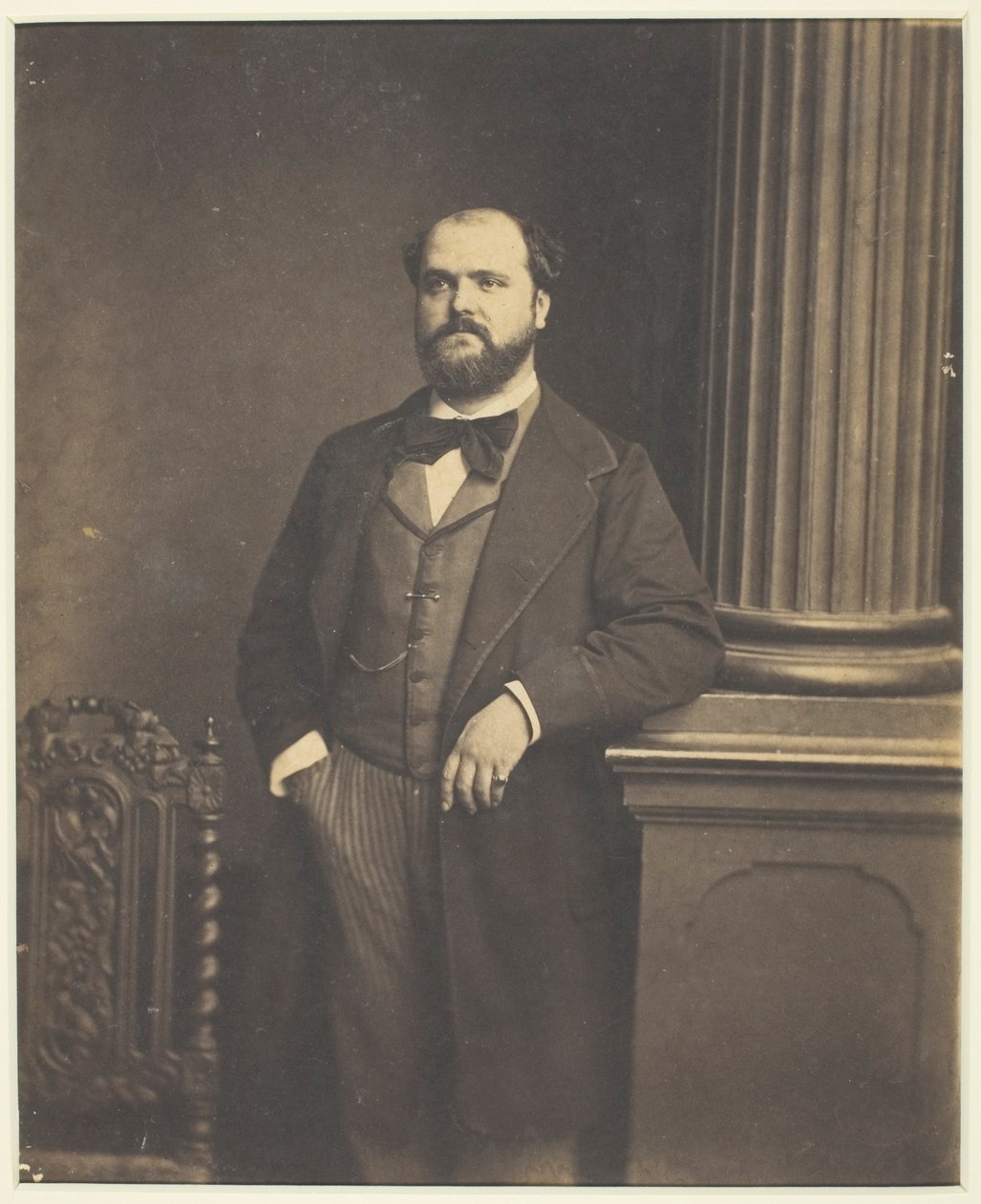Uden titel (Man Standing, en Face) af Antoine Samuel Adam Salomon