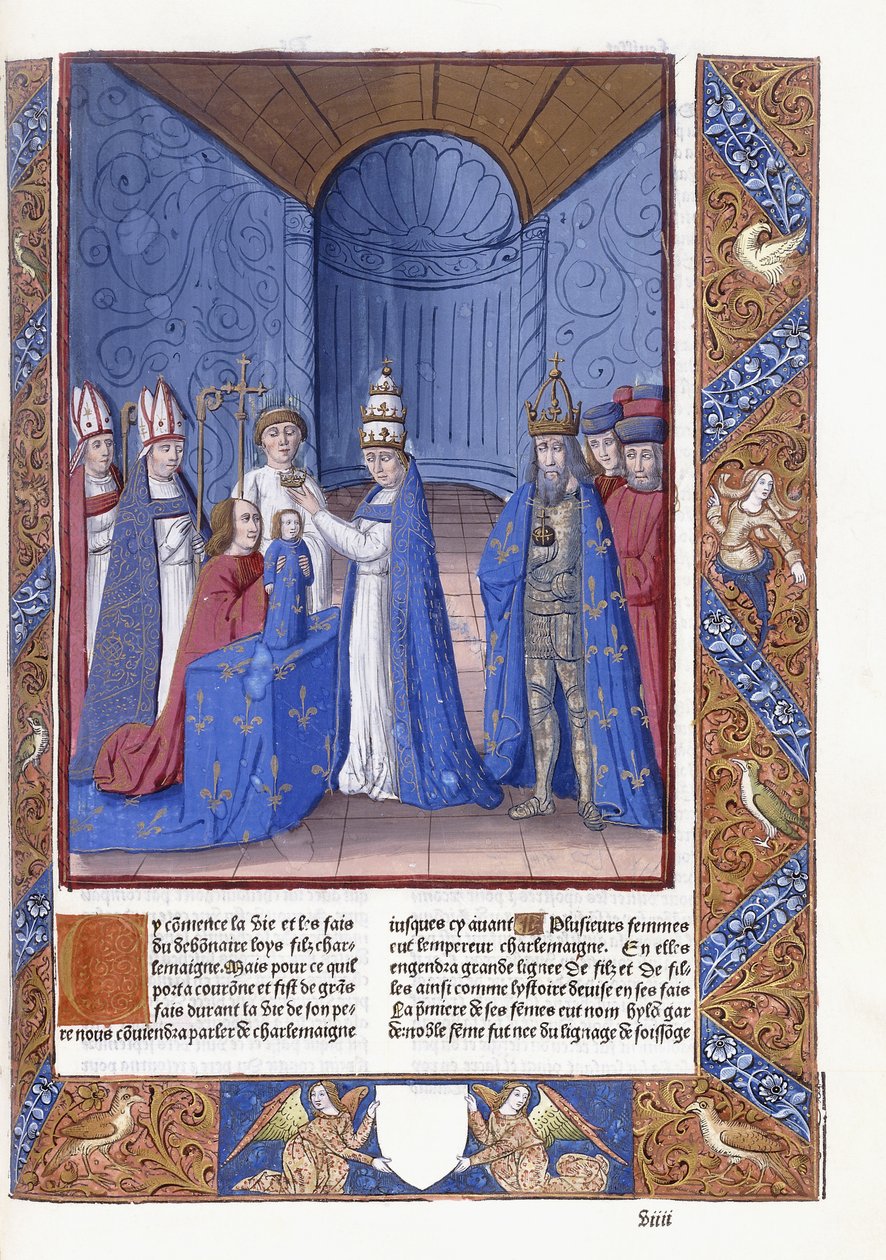 Coronation of Louis the Piousdani af Antoine Verard