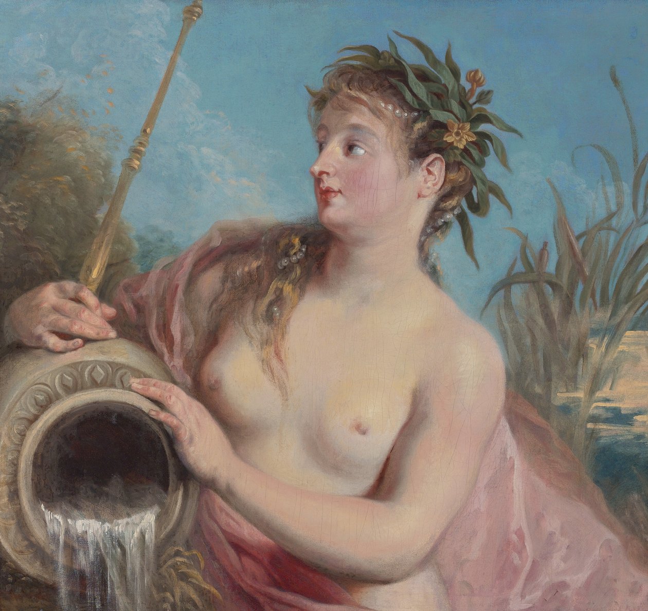 Springvandsnymfe af Jean Antoine Watteau