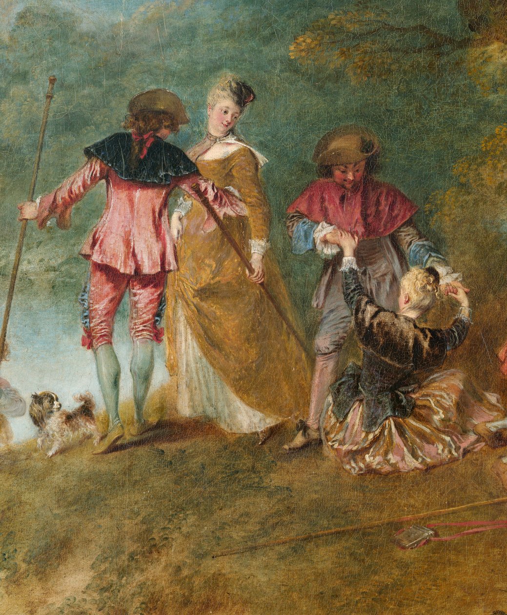 Pilgrimsvandring på øen Cythera af Jean Antoine Watteau