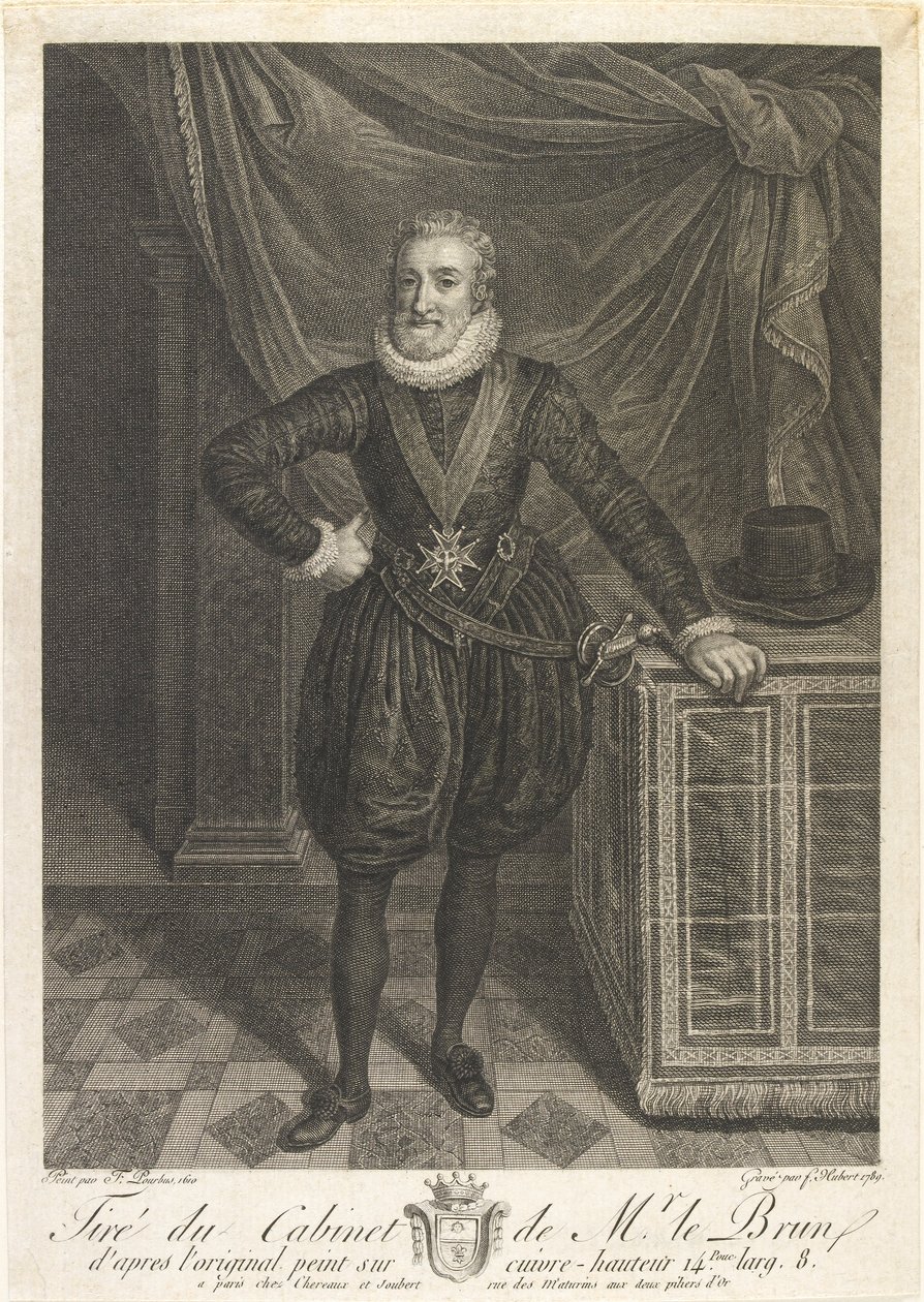 Portræt af Henri IV, c1760