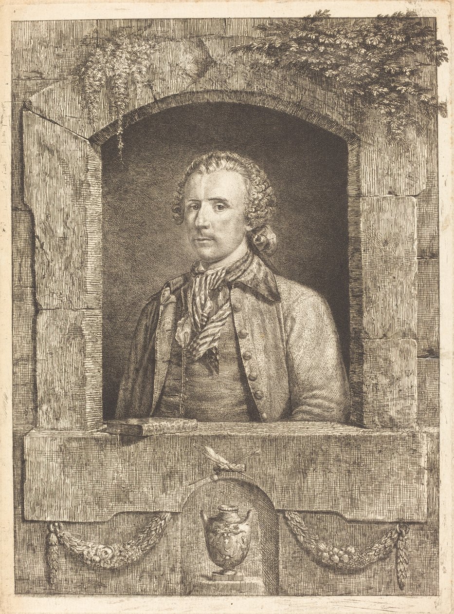 Selvportræt af Antoine de Marcenay de Ghuy