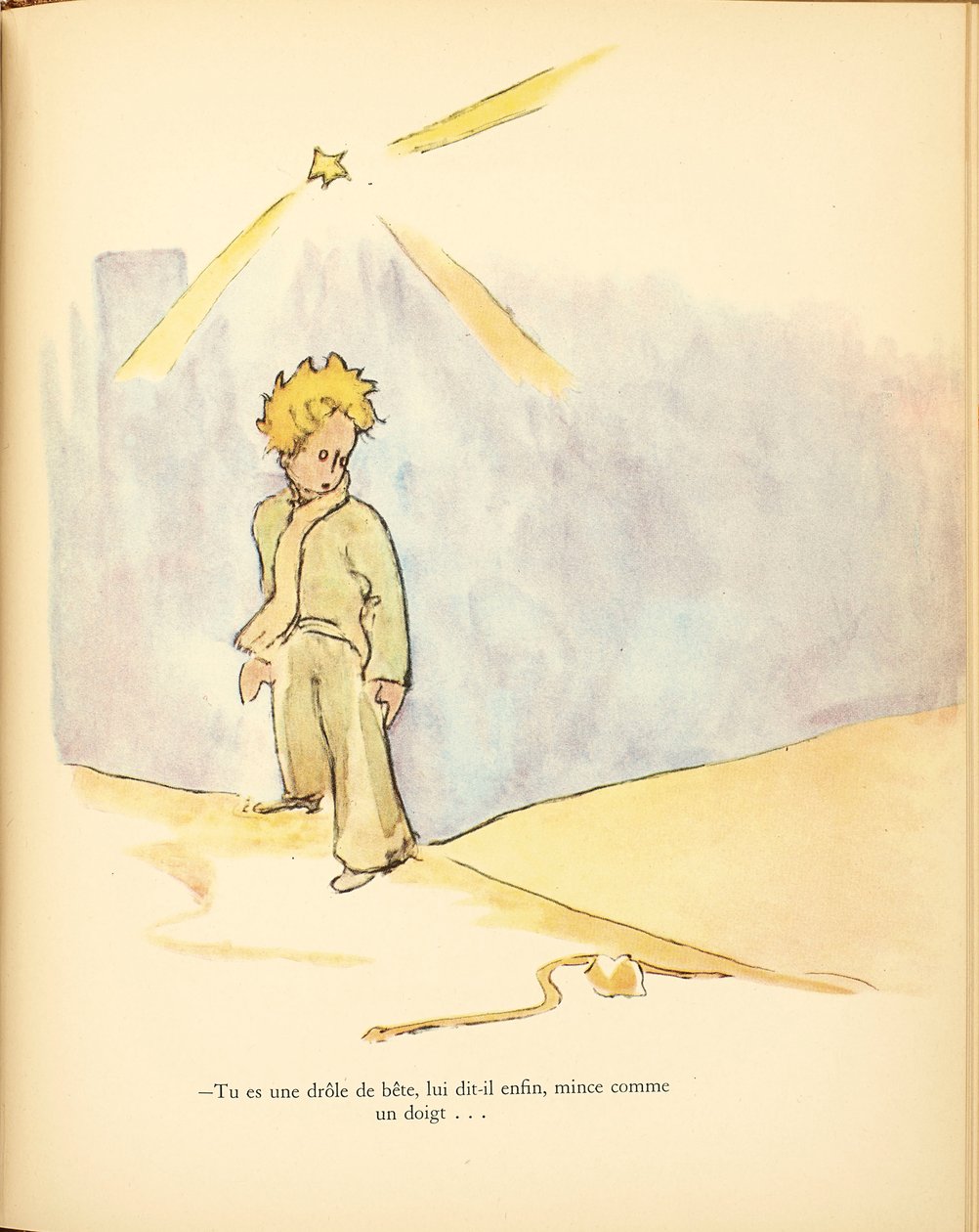 Den lille prins Le Petit Prince, 1942-1943. af Antoine de Saint Exupéry
