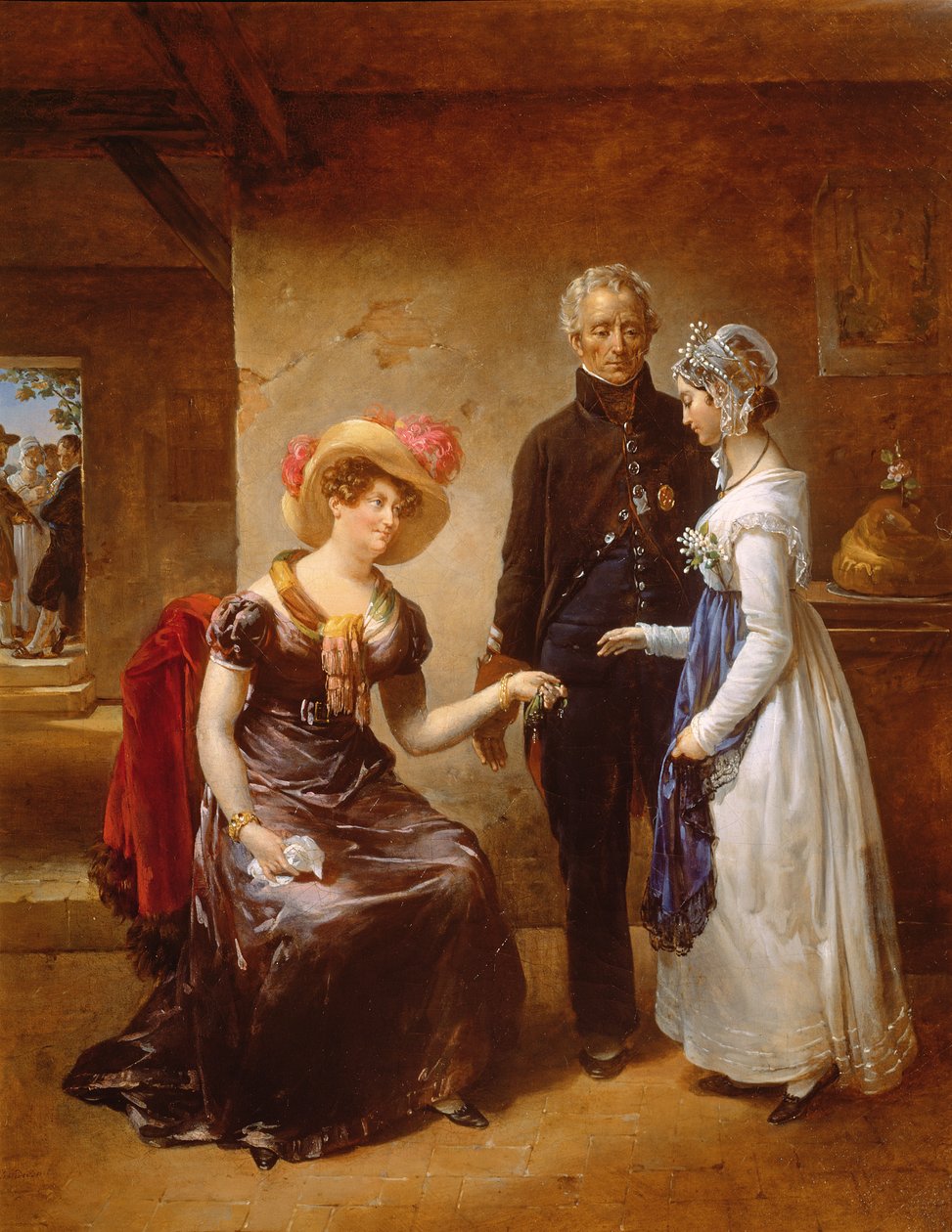 Hertugindens generøsitet af Angouleme, 1821 af Antoinette Cecile Hortense Lescot Haudebourt