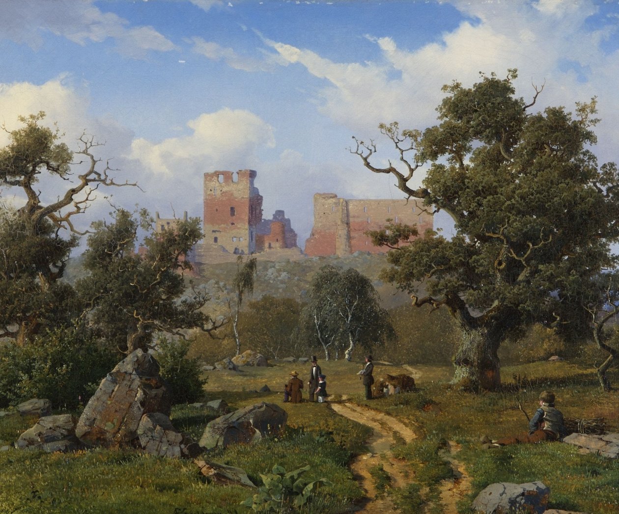 Hammershus af Anton Edvard