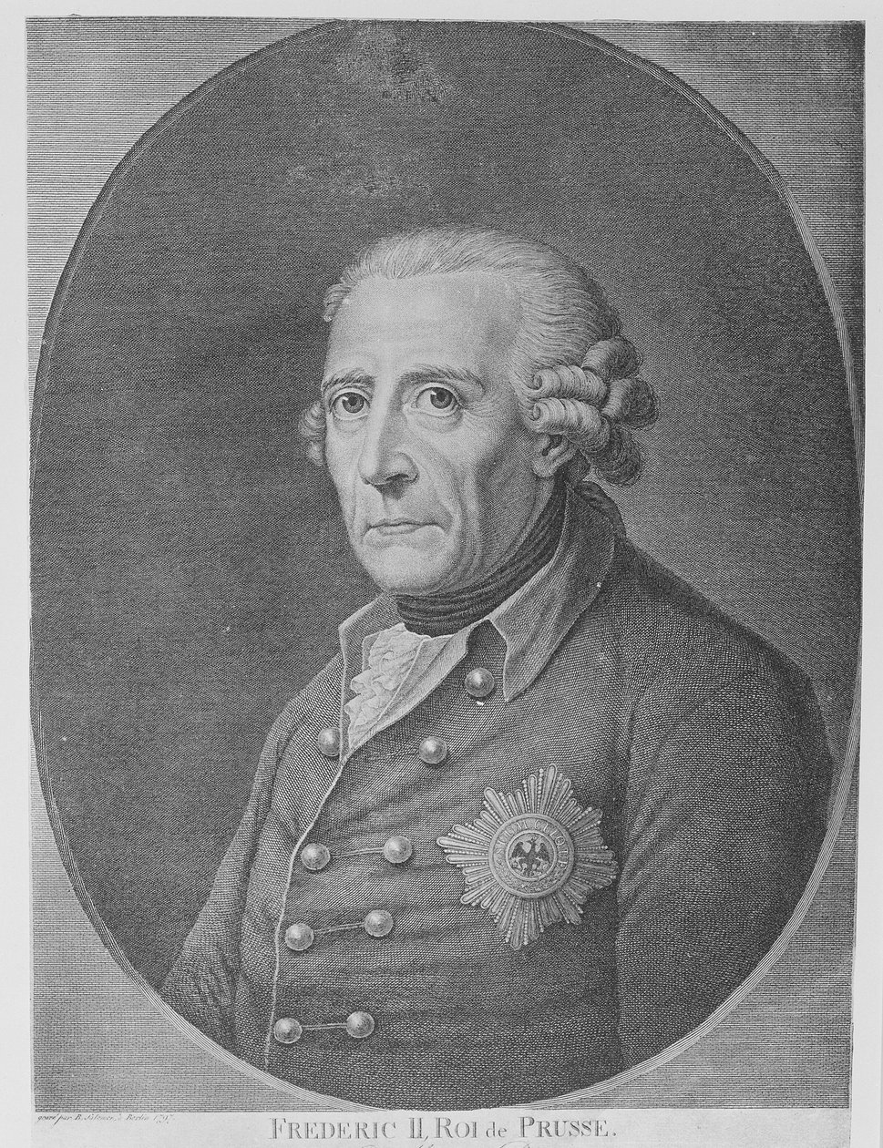 Friedrich II, konge af Preussen, 1797 af Anton Graff