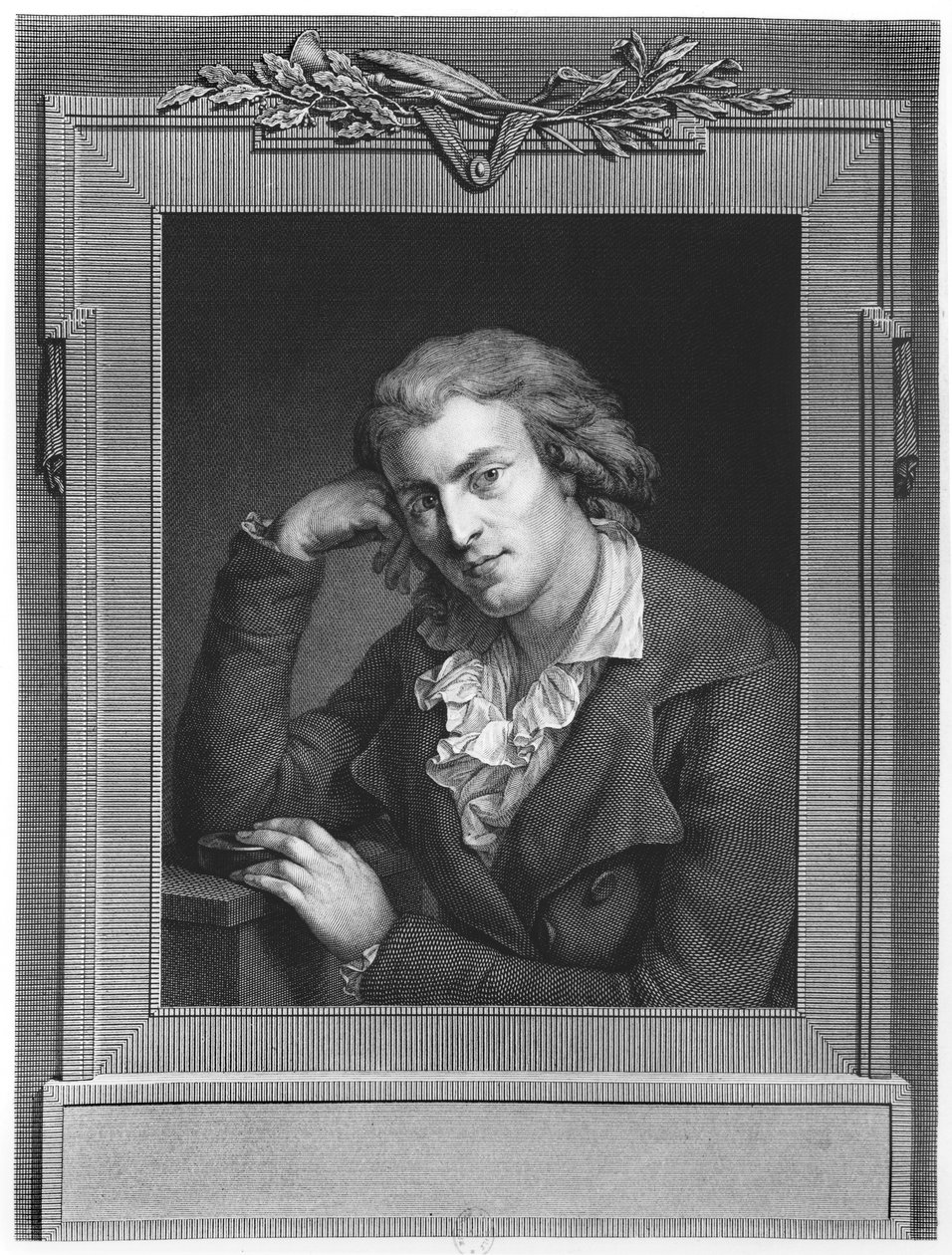 Friedrich Schiller (1759-1805) 1796 af Anton Graff