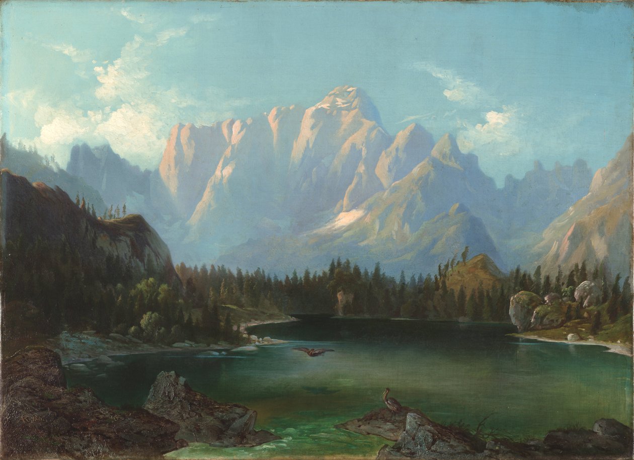 Sø under Mangart af Anton Karinger