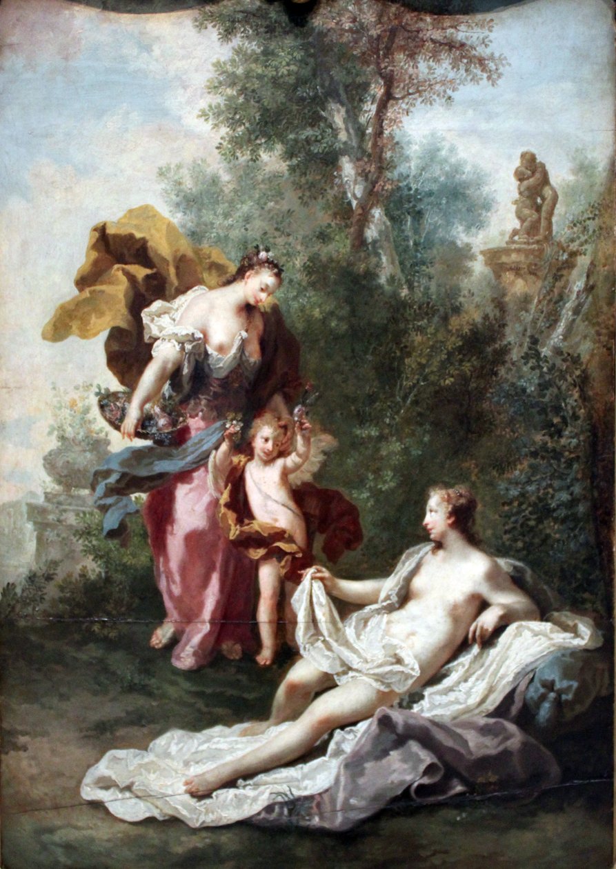 Flora og Venus (foråret) af Anton Kern