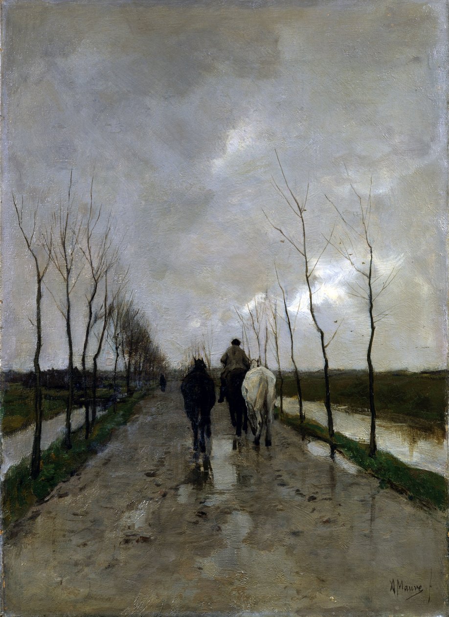 En hollandsk vej af Anton Mauve
