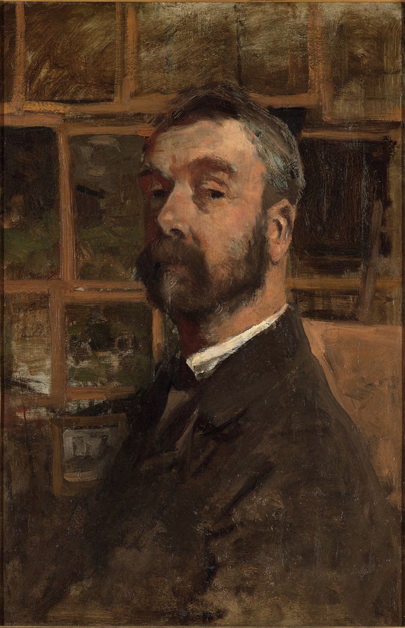 Selvportræt, ca. 1884 af Anton Mauve
