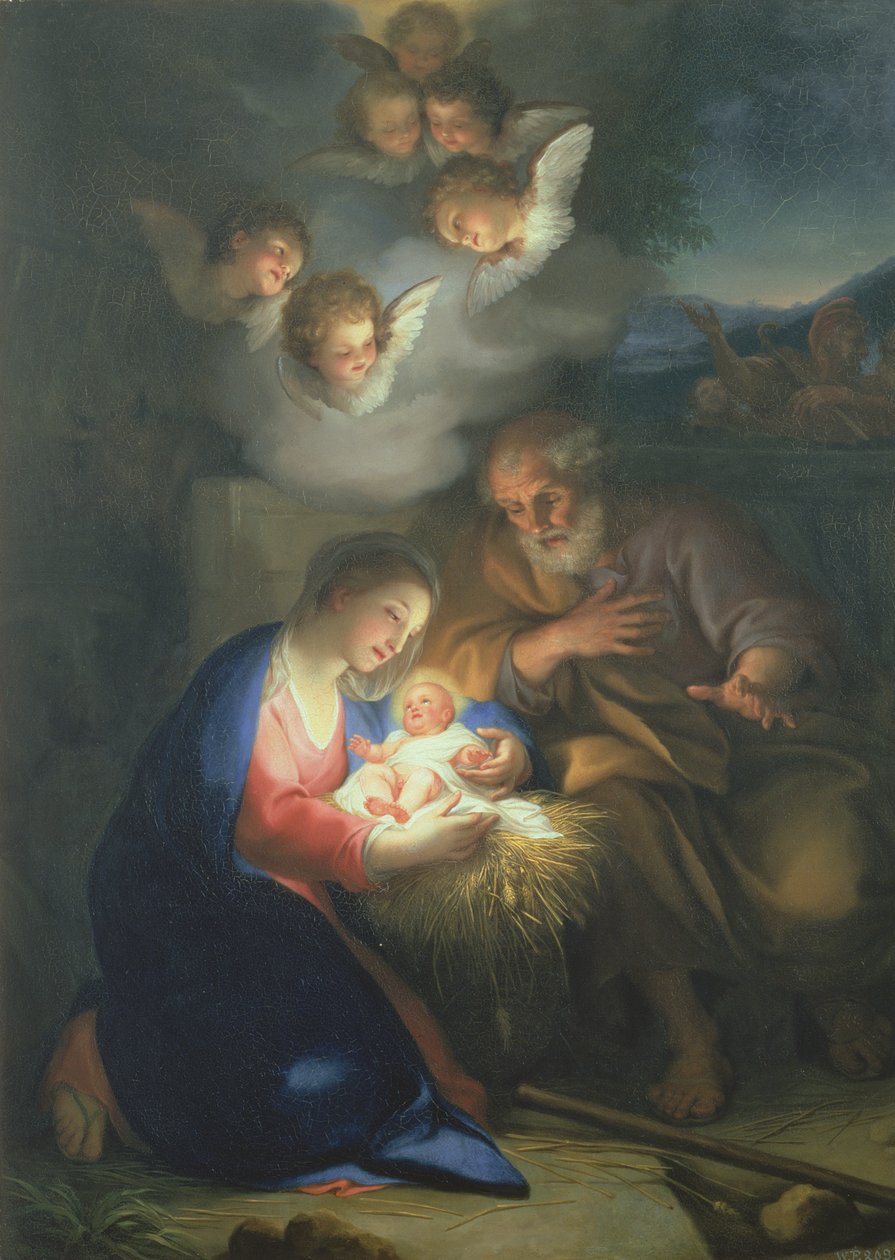 Krybbe af Anton Raphael Mengs