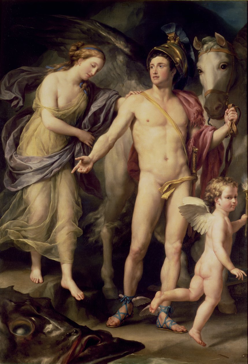 Perseus og Andromeda, 1777 af Anton Raphael Mengs