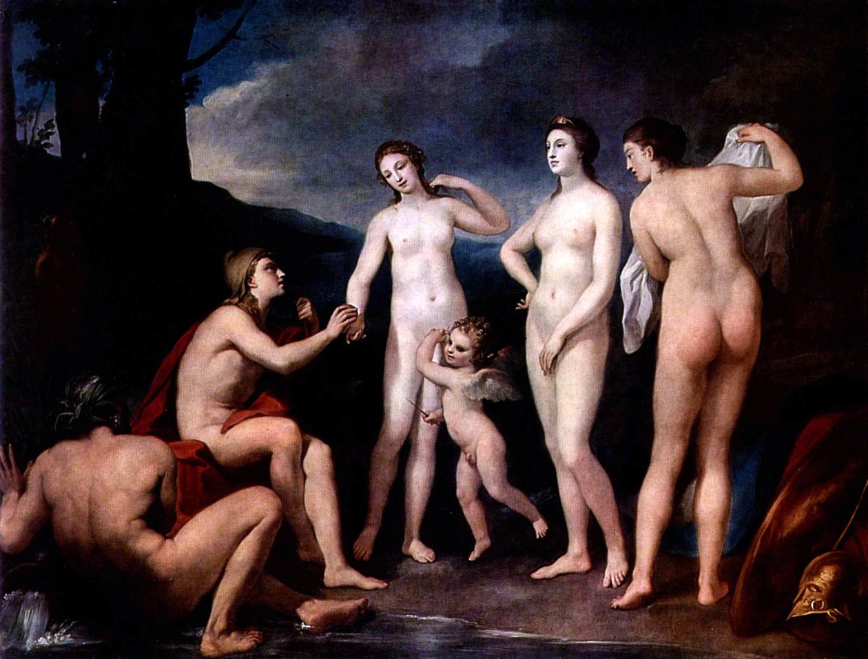 Dommen i Paris af Anton Raphael Mengs