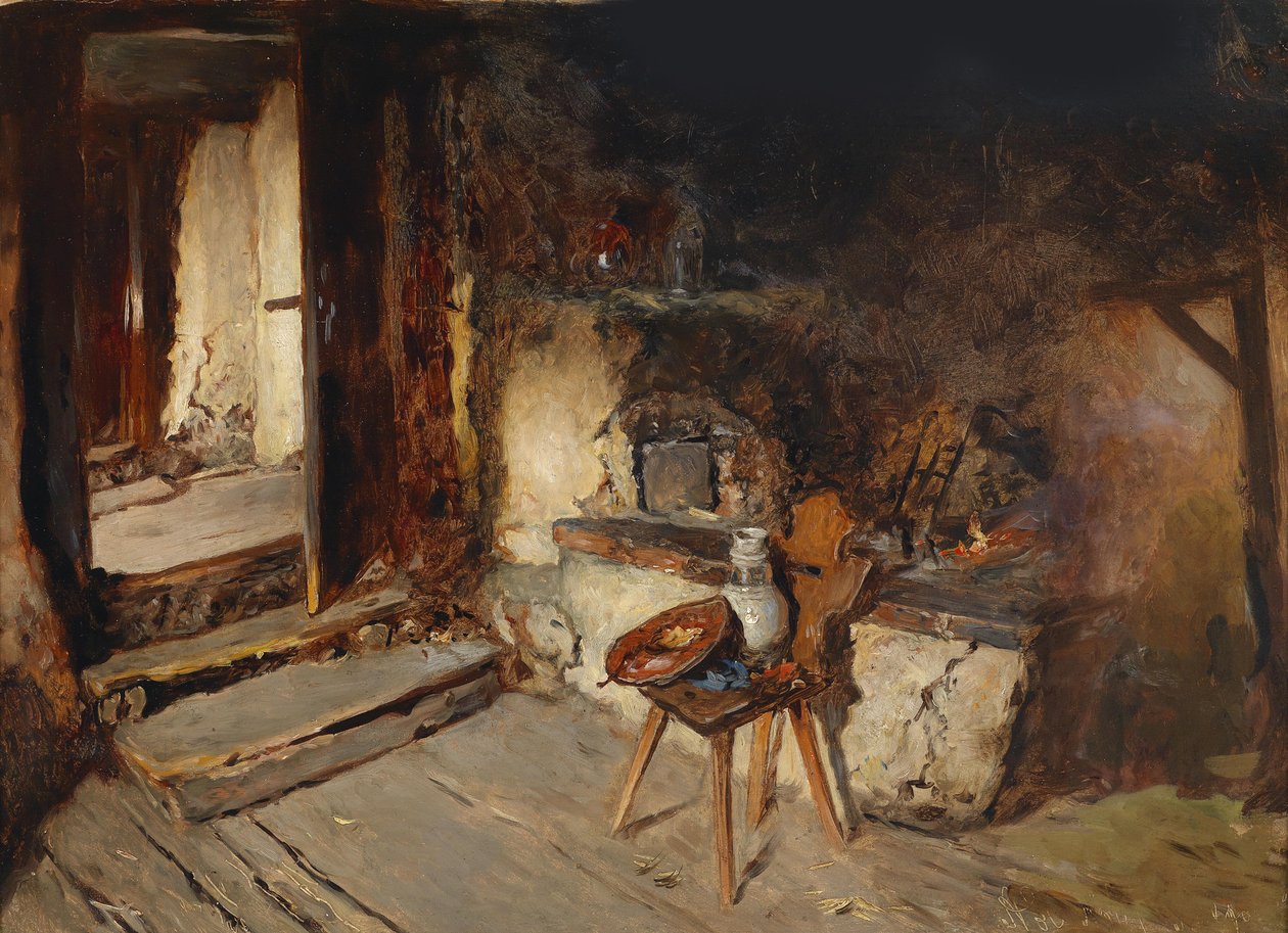 Rauchkuchl af Anton Schrodl