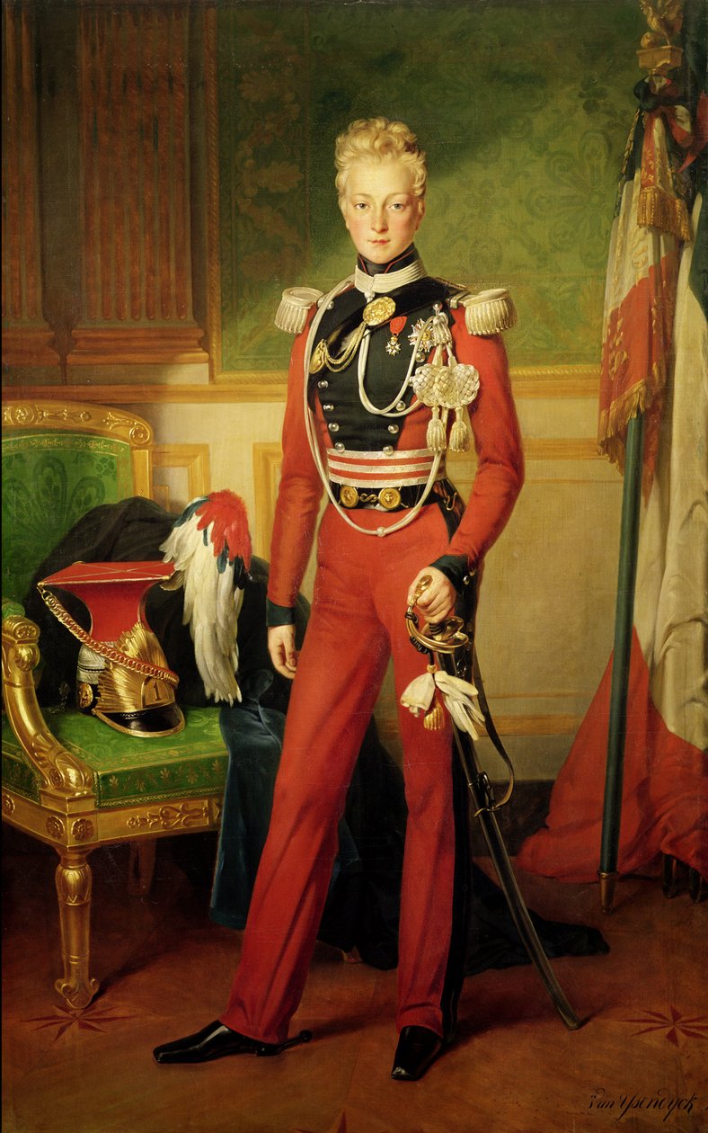 Louis-Charles-Philippe af Orleans (1814-96) hertug af Nemours, 1833 af Anton van Ysendyck