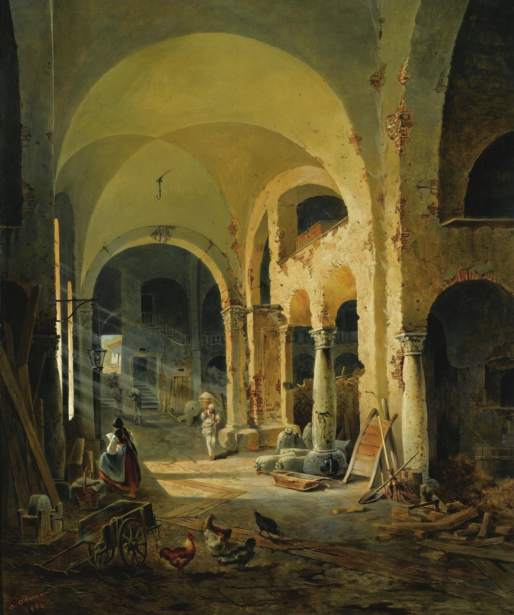 Det gamle kloster af Anton Altmann