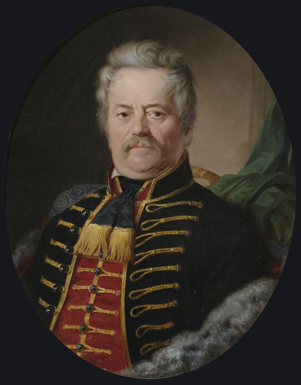 Portræt af en ædel herre af Anton Ebert