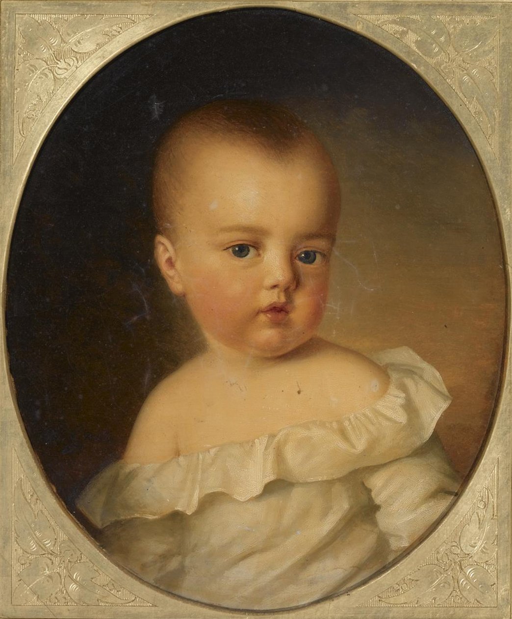 Portræt af Maria Theresia af Østrig-Este 1849-1919 som barn, 1850 af Anton Einsle