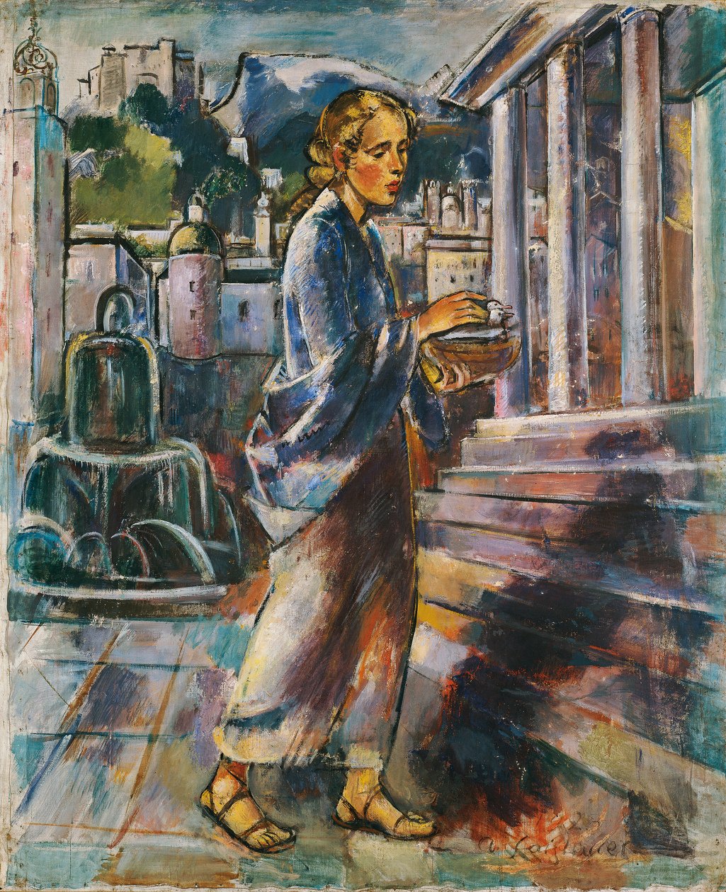 Marias tempel af Anton Faistauer