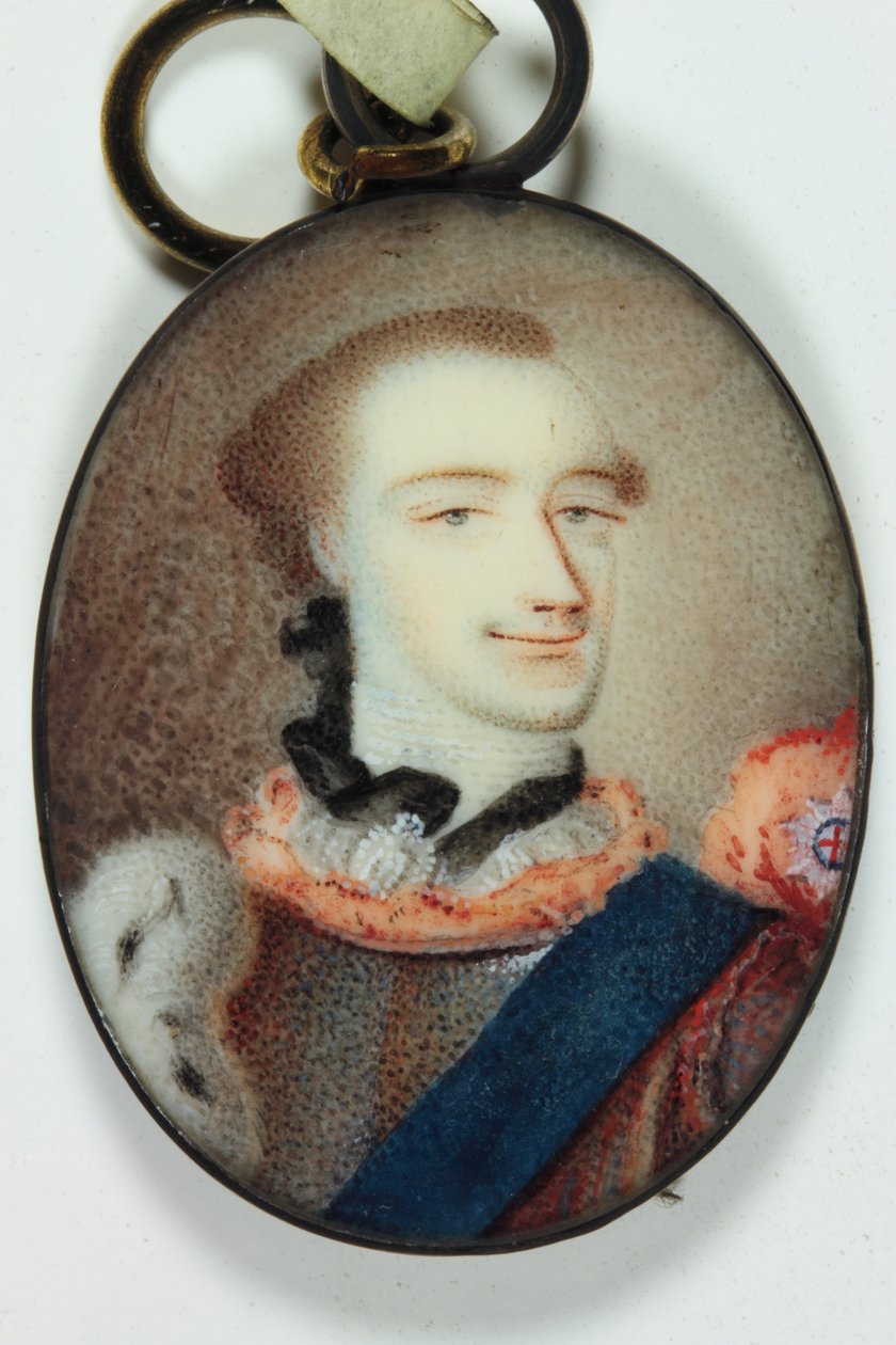 Adolphus Frederik IV hertug af Mecklenburg-Strelitz (emalje) af Anton Friedrich (attr.to) Koenig