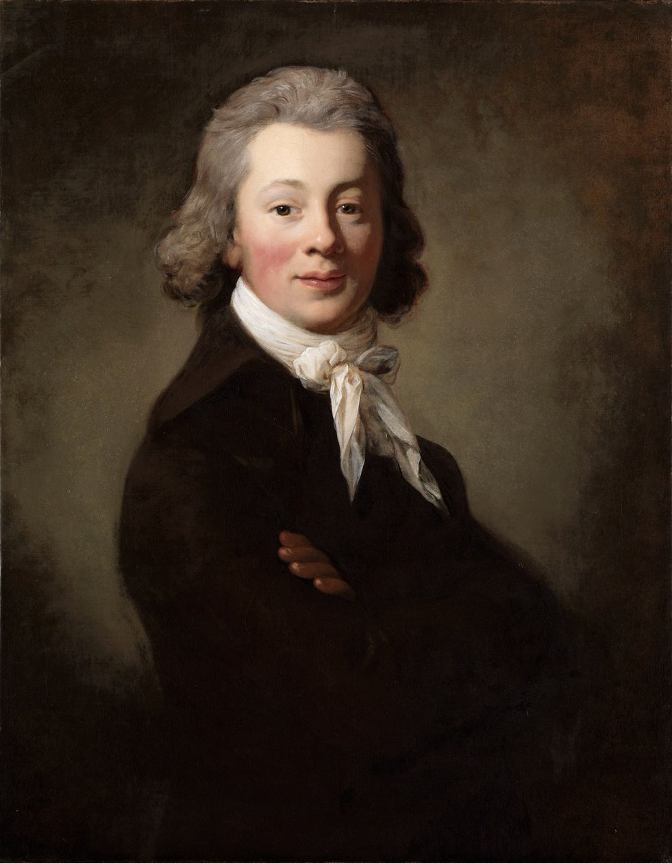 Portræt af Friedrich Gottlob Benno von Heynitz af Anton Graff