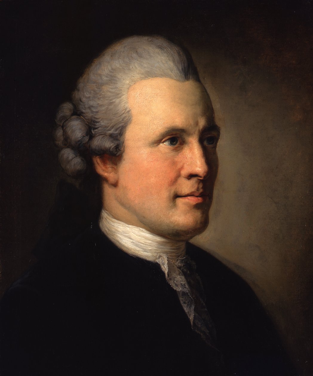 Lægen og filosofen Johann Georg, ridder von Zimmermann af Anton Graff