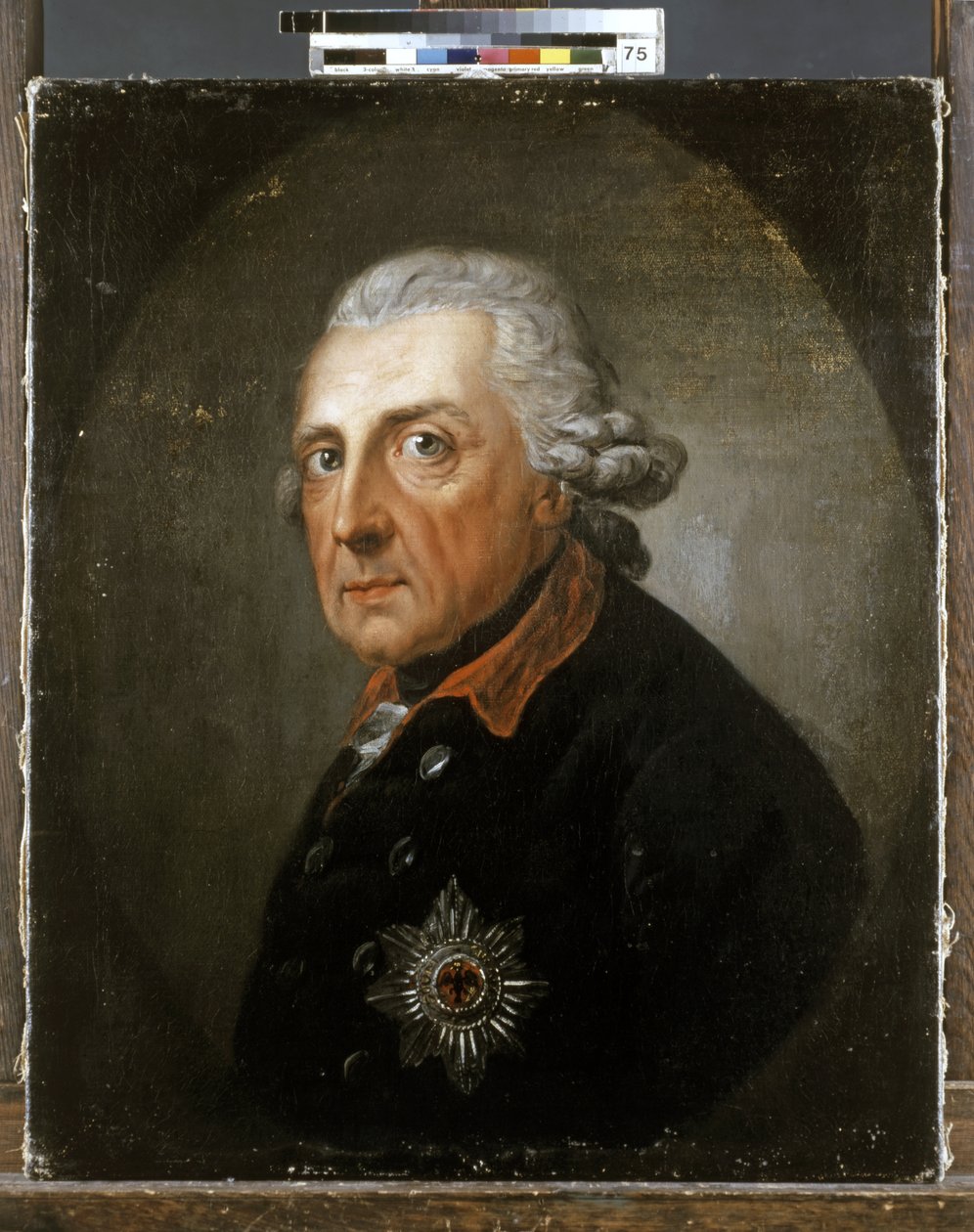FRIEDRICH II af Preussen "Den Store", konge af Preussen (1712-1786). af Anton Graff