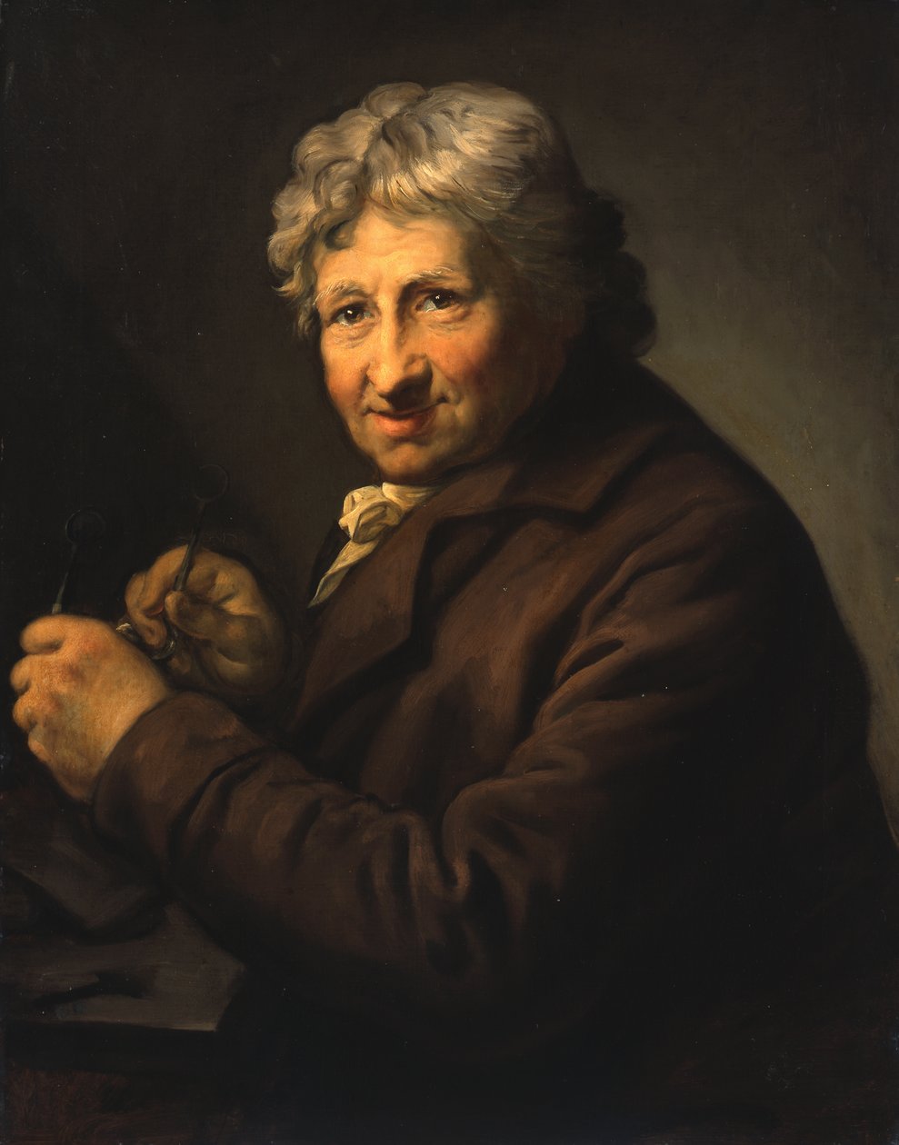 Tysk: Daniel Nikolaus Chodowiecki (1726-1801). Omkring 1800/ 1801 Daniel Nikolaus Chodowiecki af Anton Graff